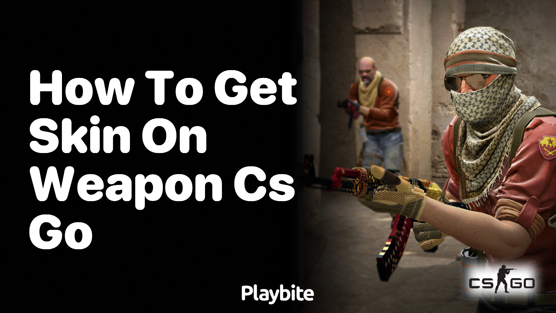 How to get skins on weapons in CS:GO