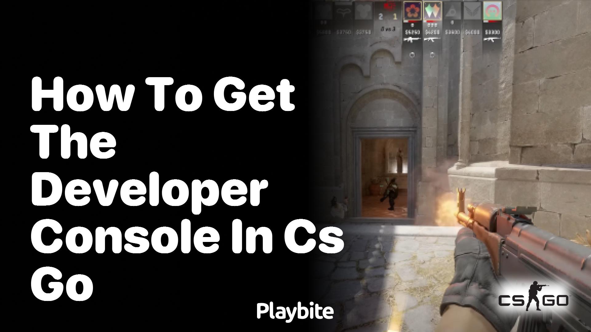 How to get the developer console in CS:GO