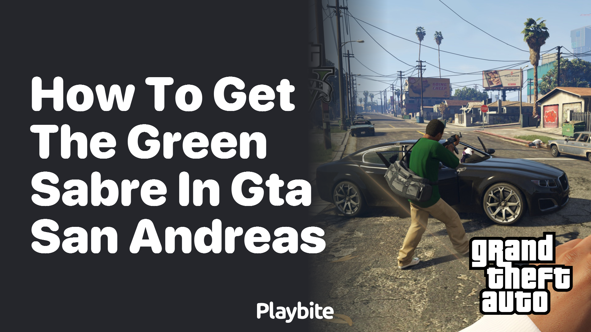 How to Get the Green Sabre in GTA San Andreas - Playbite