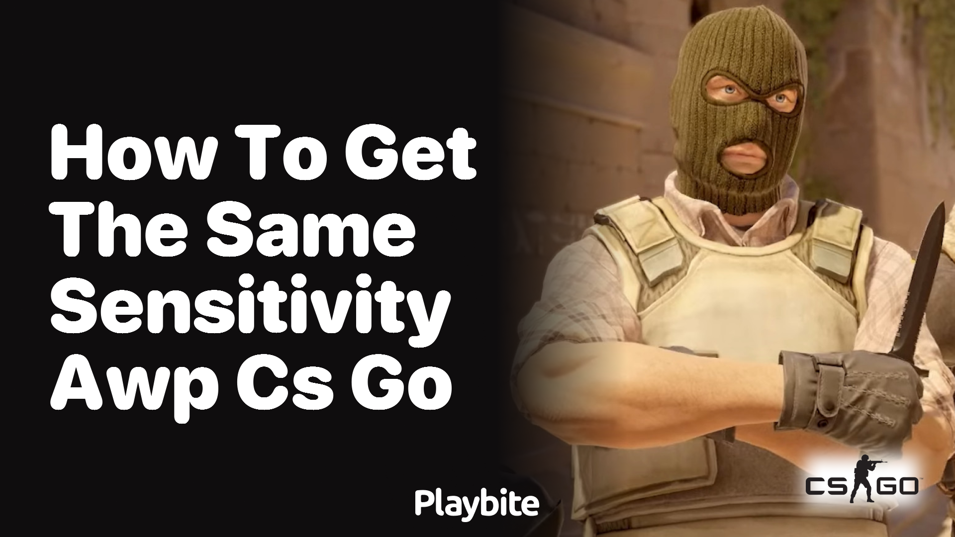 How to get the same sensitivity with AWP in CS:GO