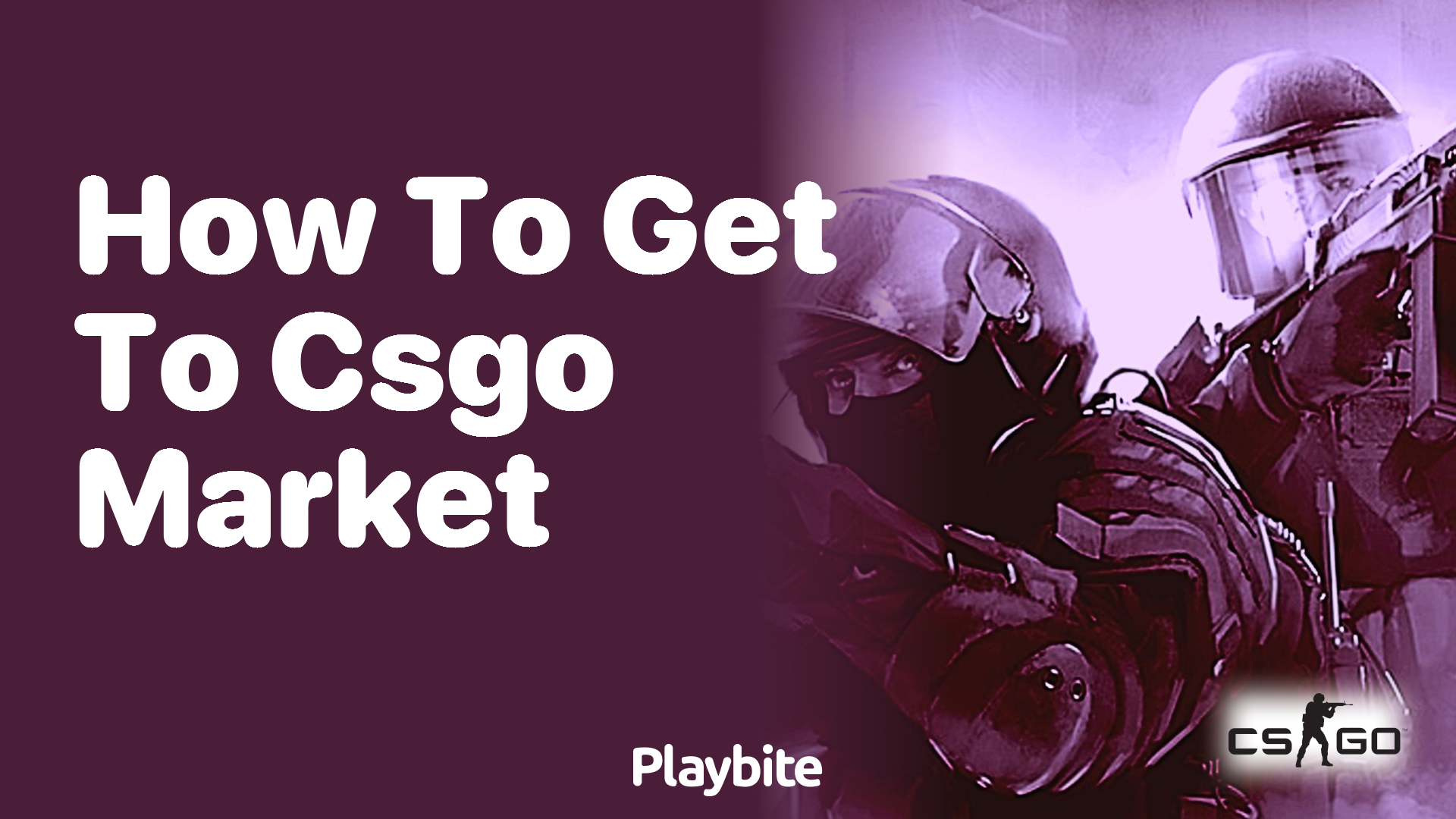 How to get to the CS:GO market