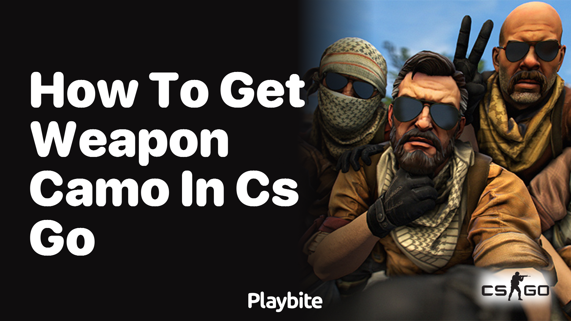 How to get weapon camo in CS:GO