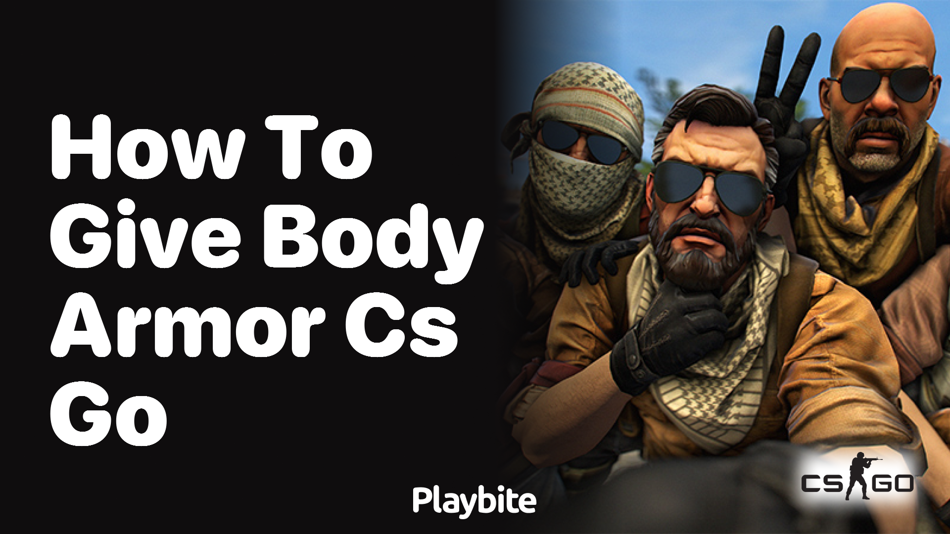 How to give body armor in CS:GO