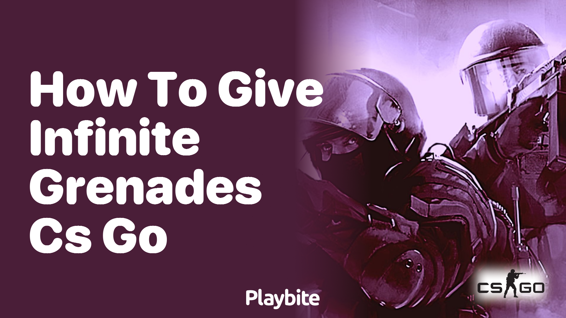 How to give infinite grenades in CS:GO