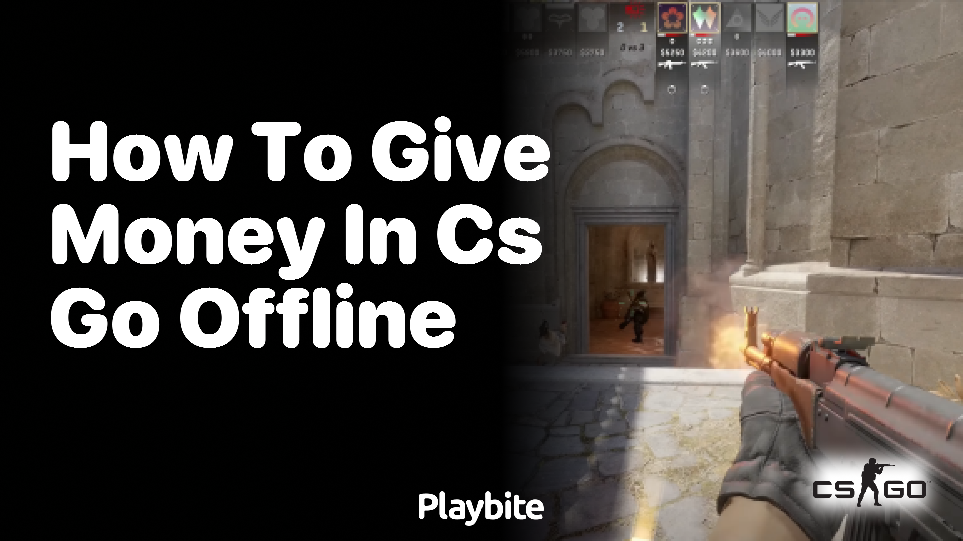 How to give money in CS:GO offline