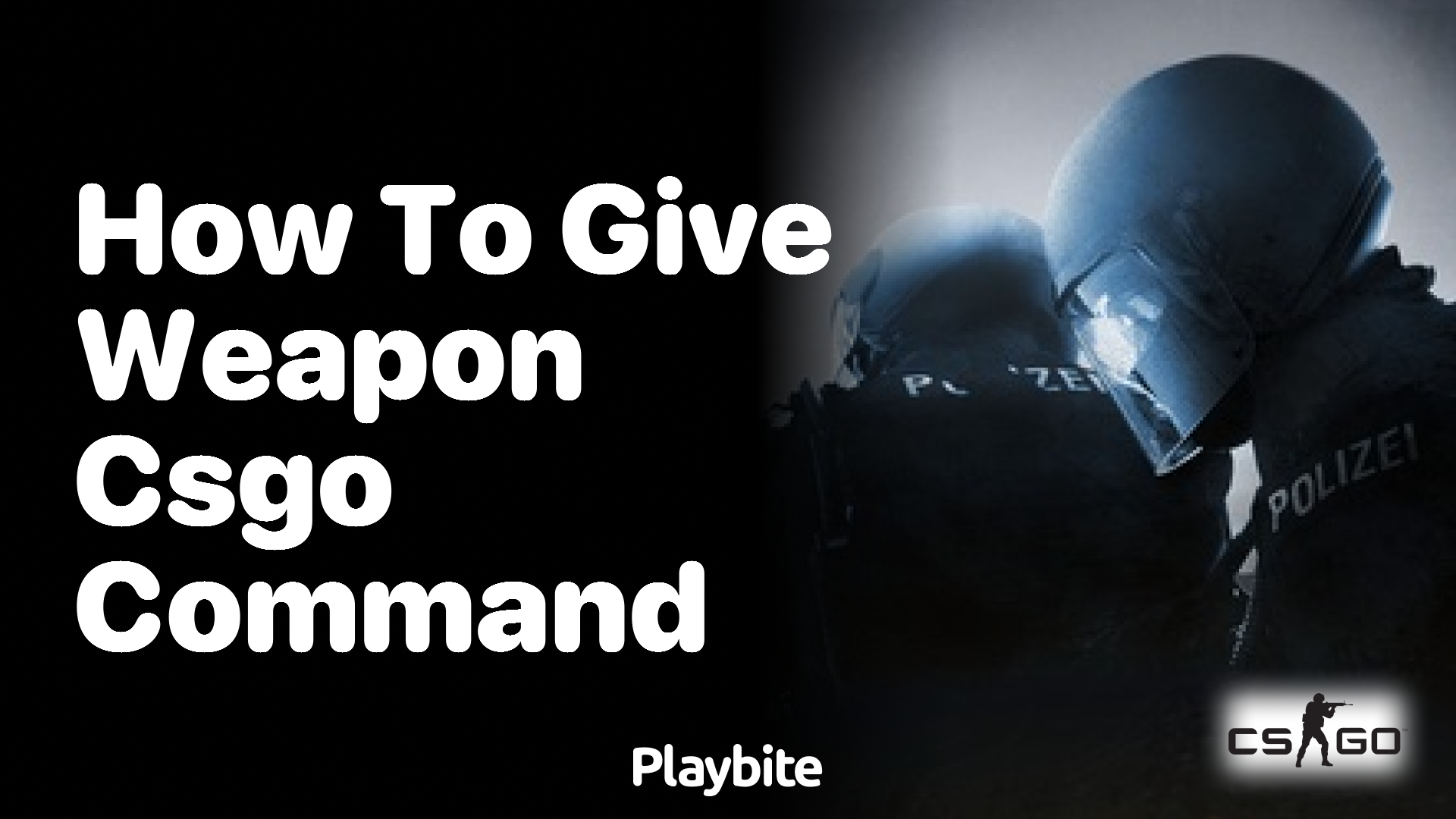 How to give weapon in CSGO using commands