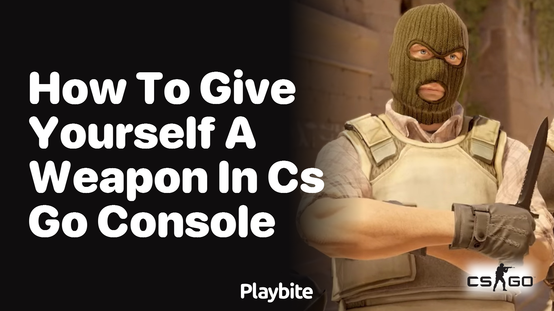 How to give yourself a weapon in CS:GO using the console