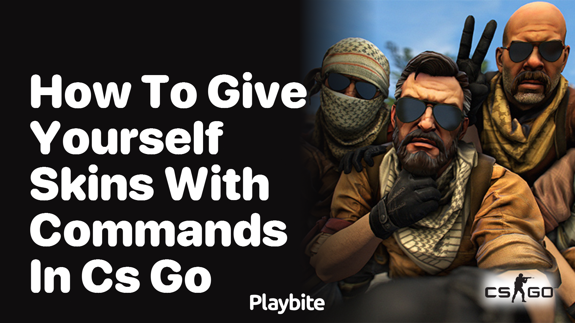 How to give yourself skins with commands in CS:GO