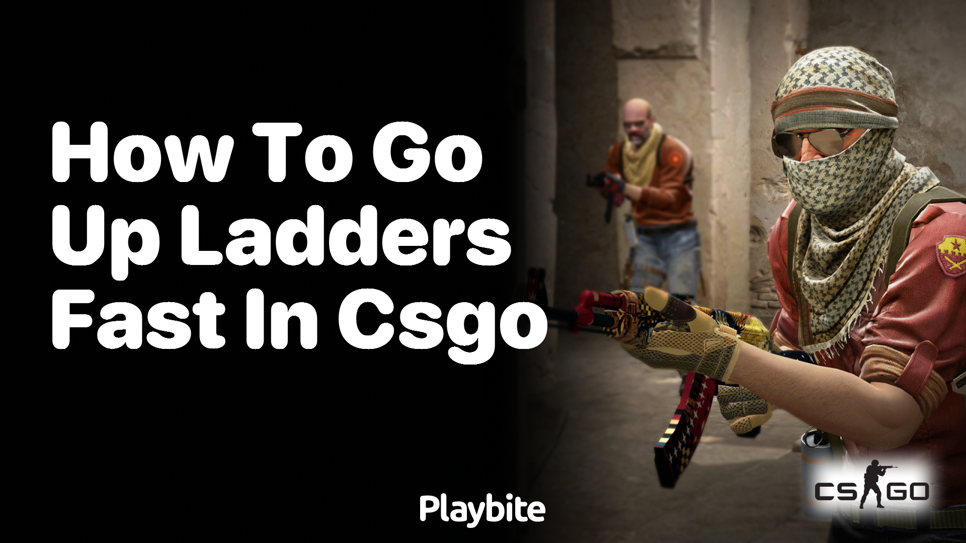 How to go up ladders fast in CSGO