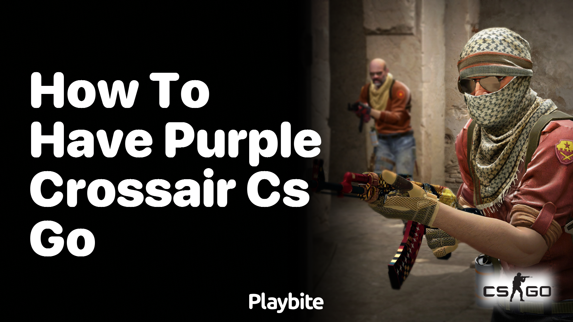 How to have a purple crosshair in CS:GO?