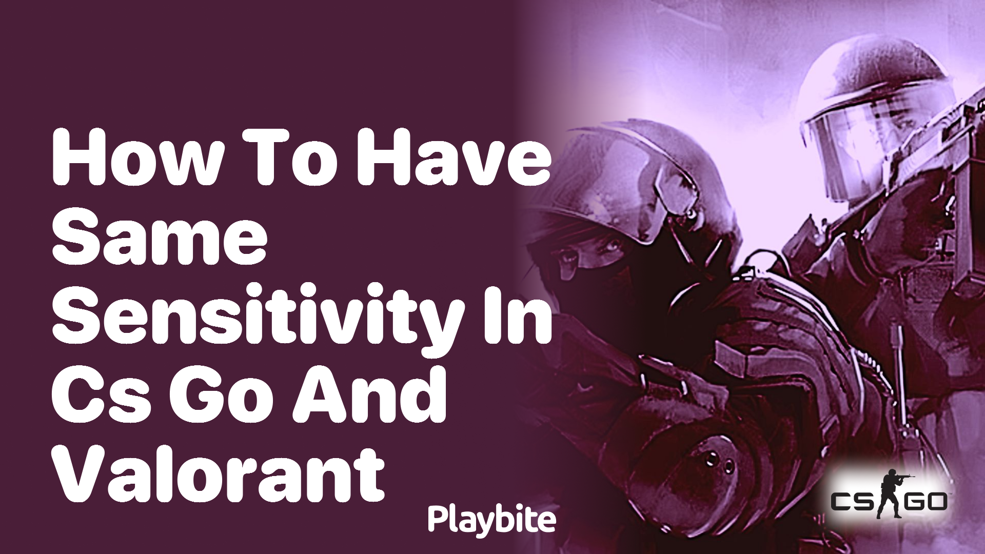 How to have the same sensitivity in CS:GO and Valorant