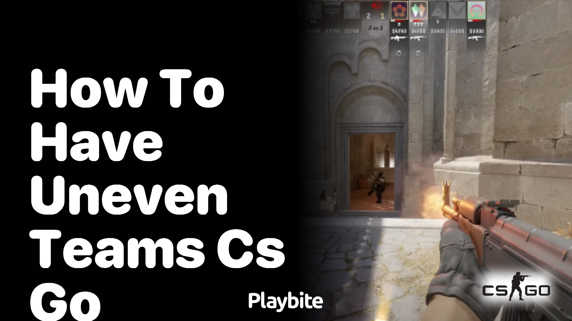 How to have uneven teams in CS:GO?