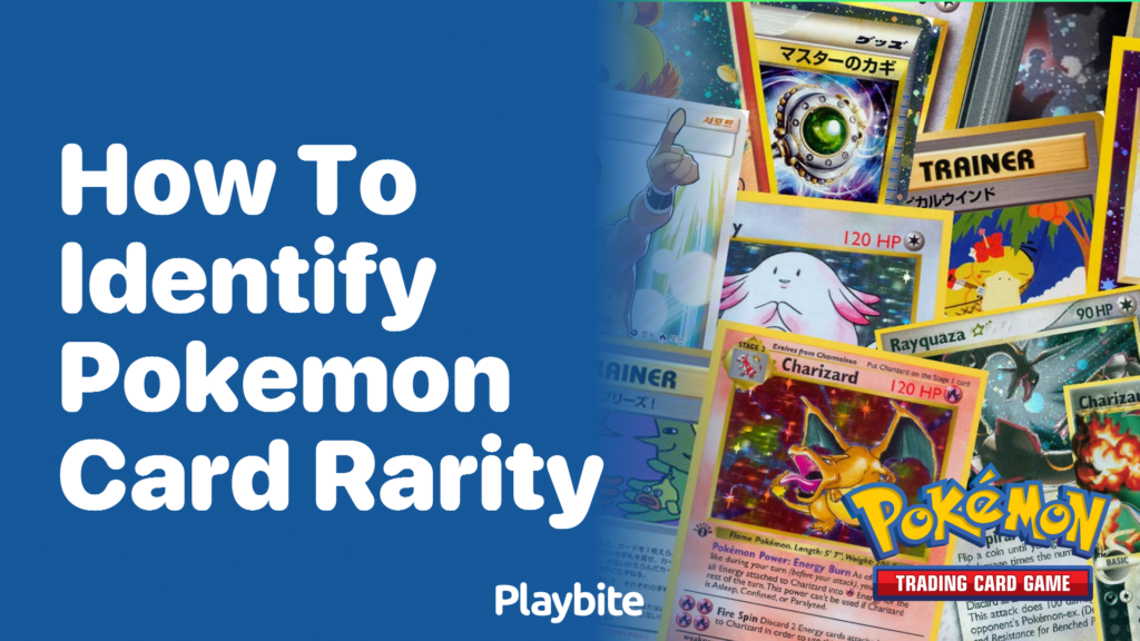 How To Identify Pokemon Card Rarity Playbite
