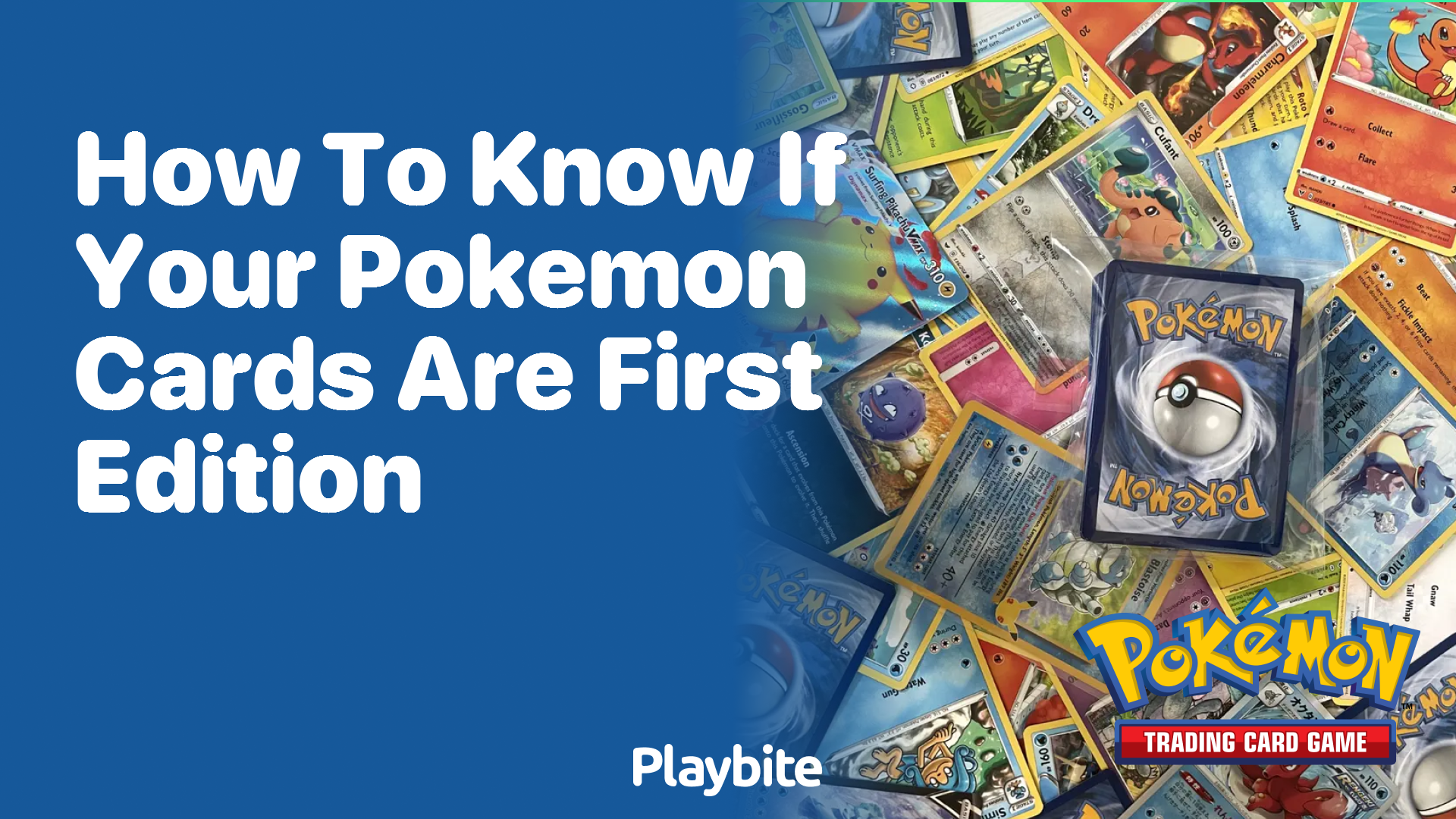 How to Know If Your Pokemon Cards Are First Edition