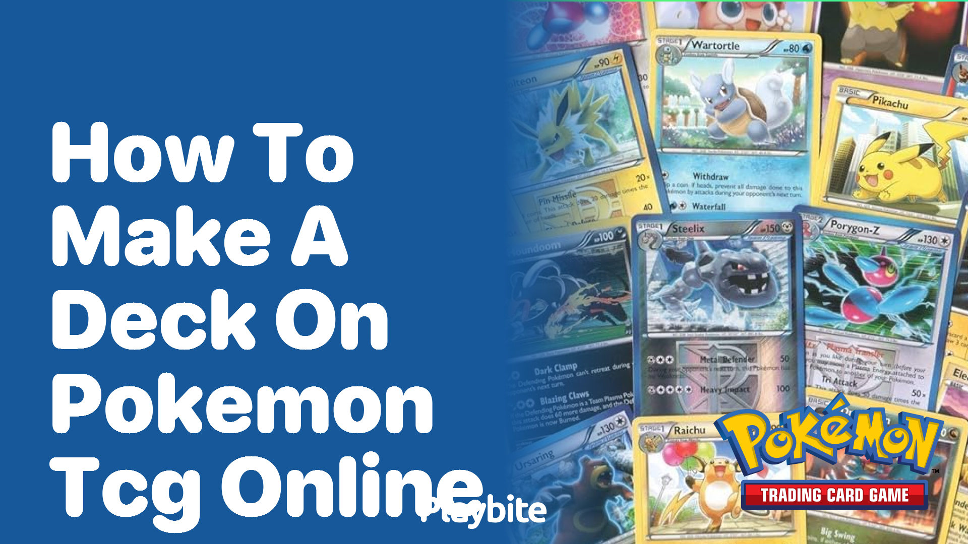 How to Make a Deck on Pokemon TCG Online