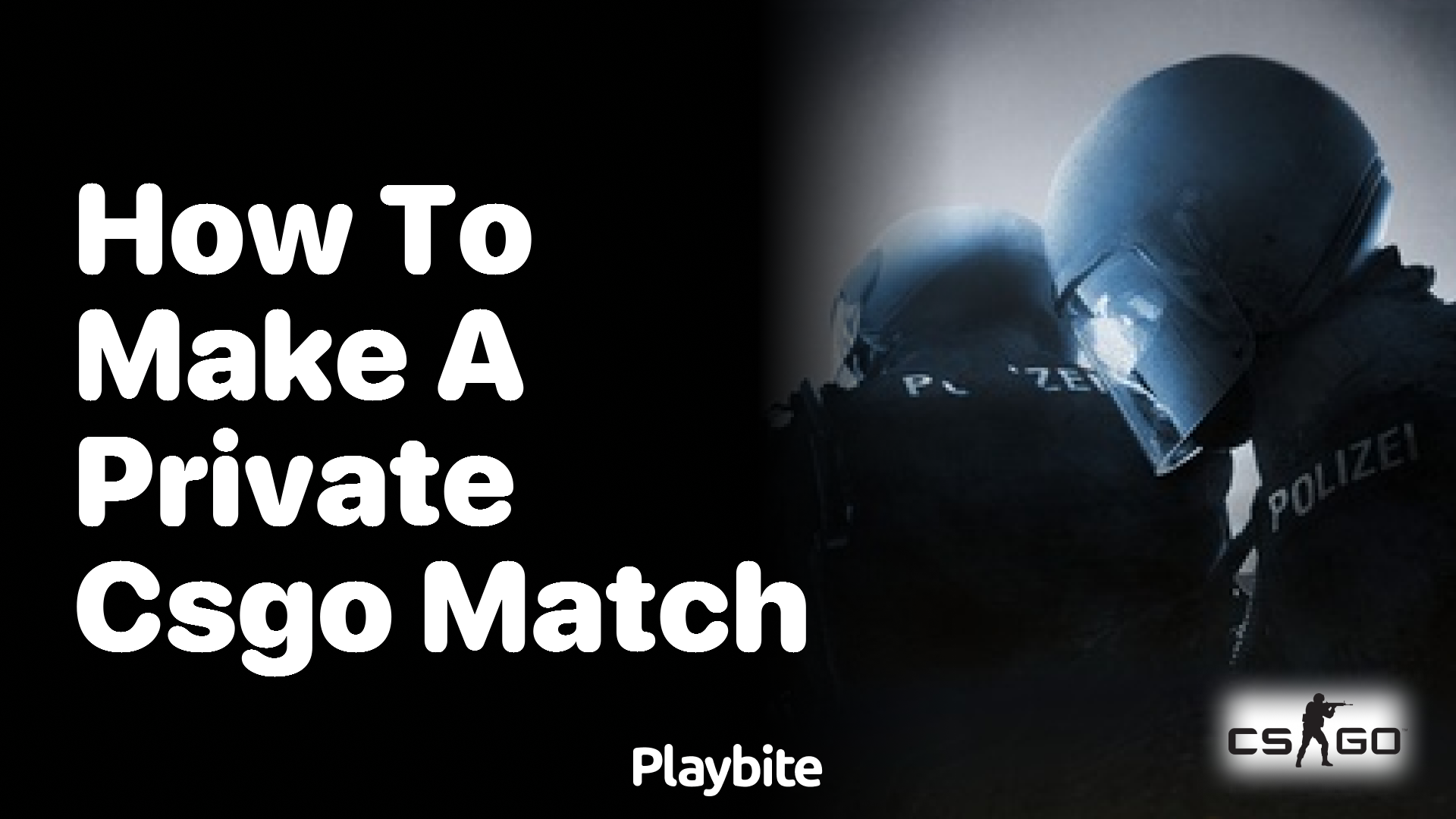 How to make a private CS:GO match