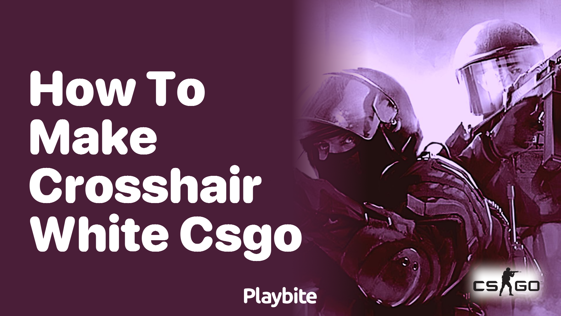 How to Make Your Crosshair White in CS:GO