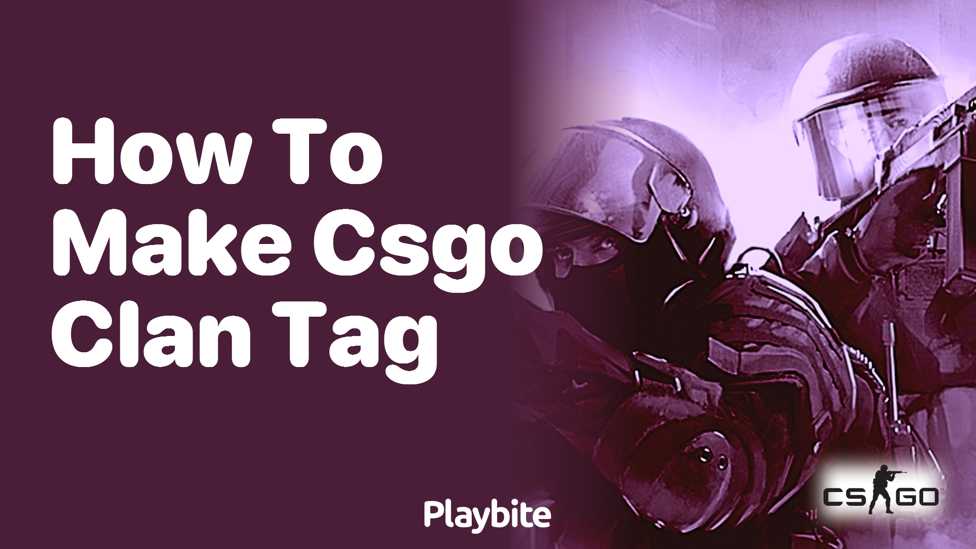 How to Make a CS:GO Clan Tag