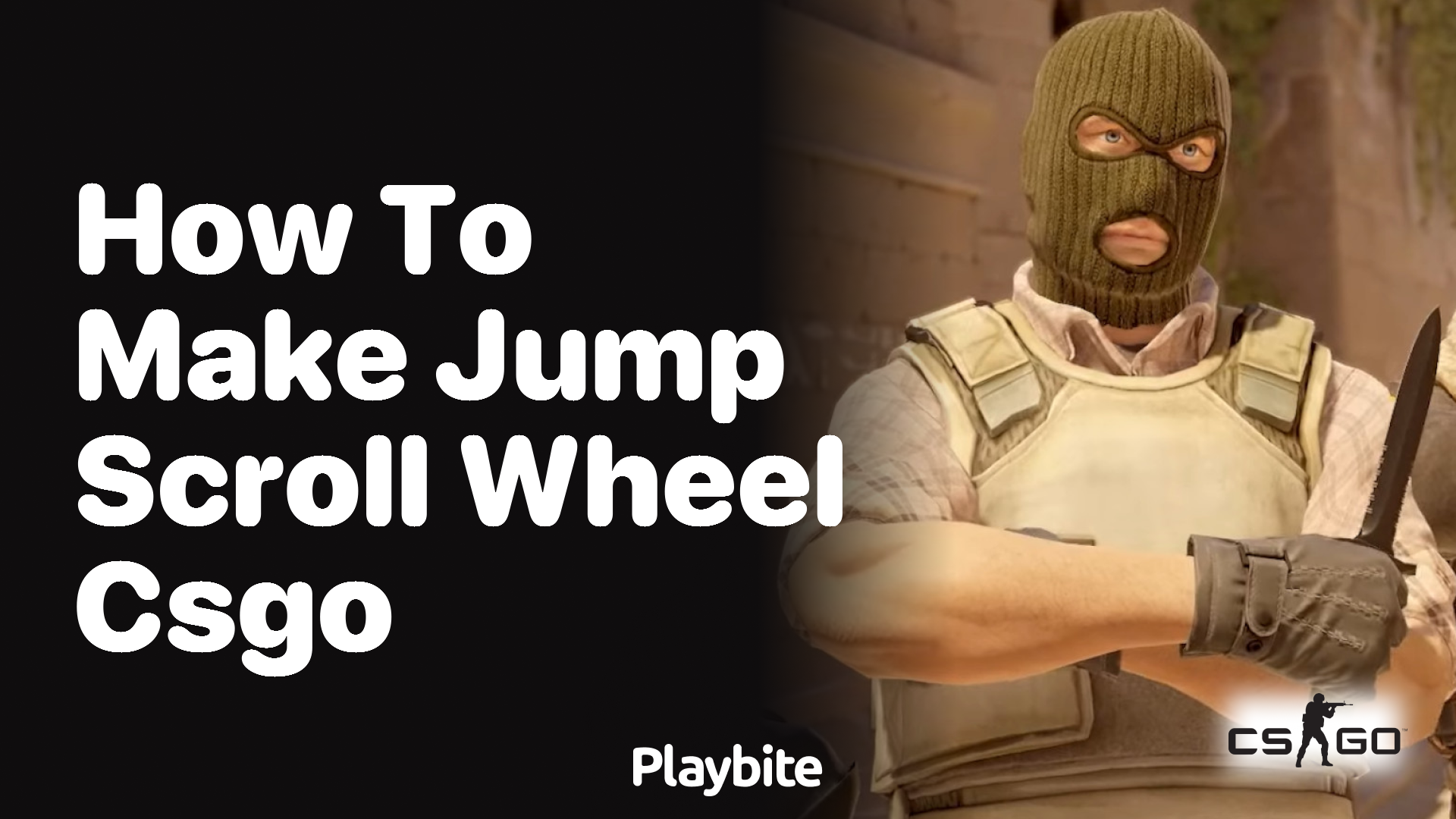 How to make jump scroll wheel in CS:GO?