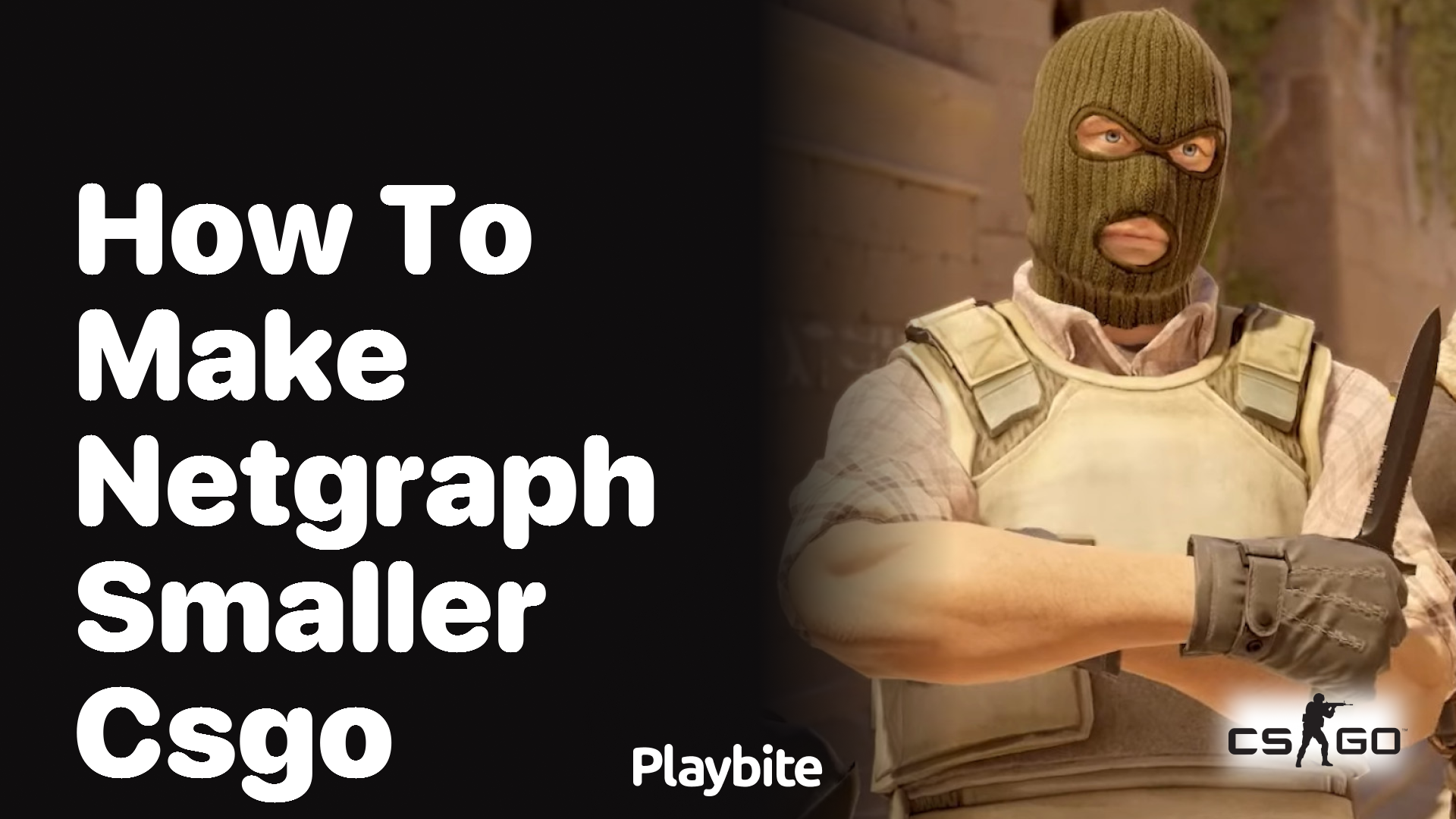 How to make the netgraph smaller in CSGO