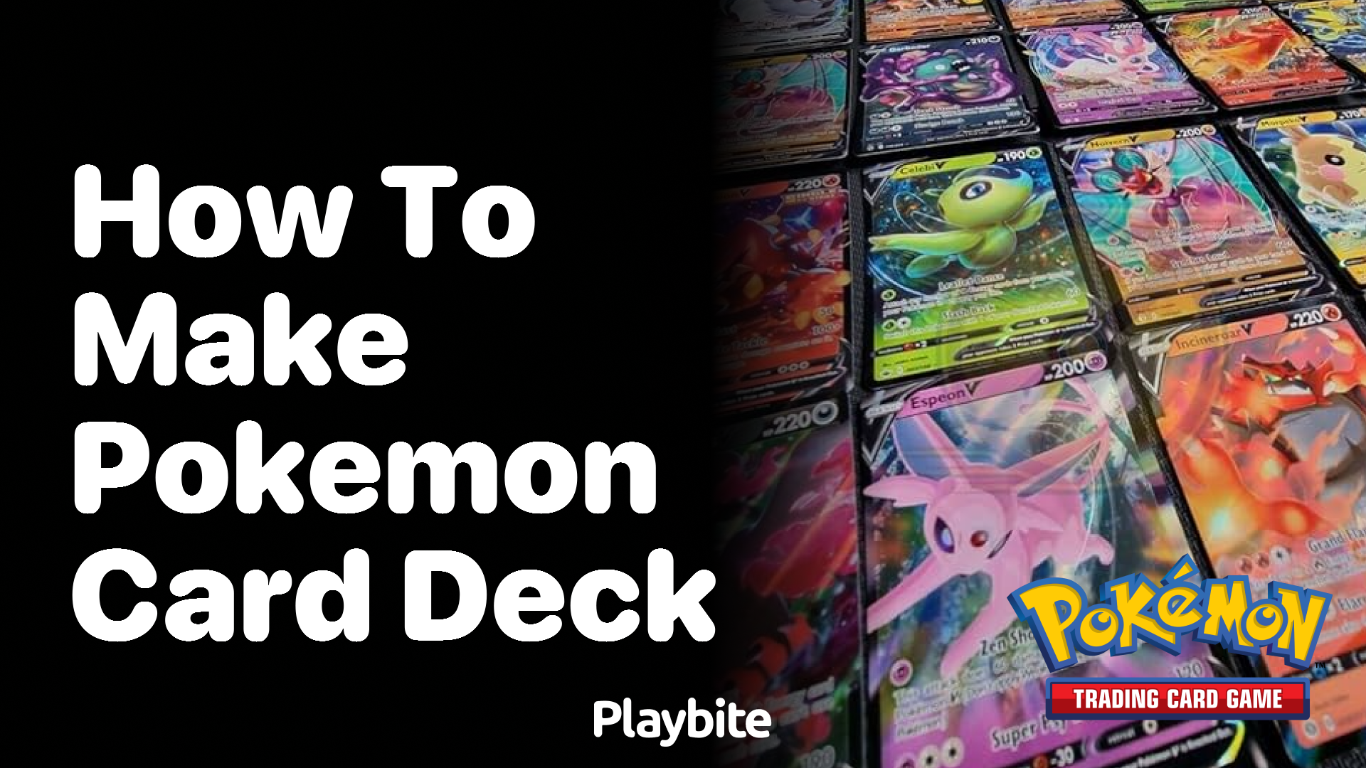 How to make a Pokemon card deck