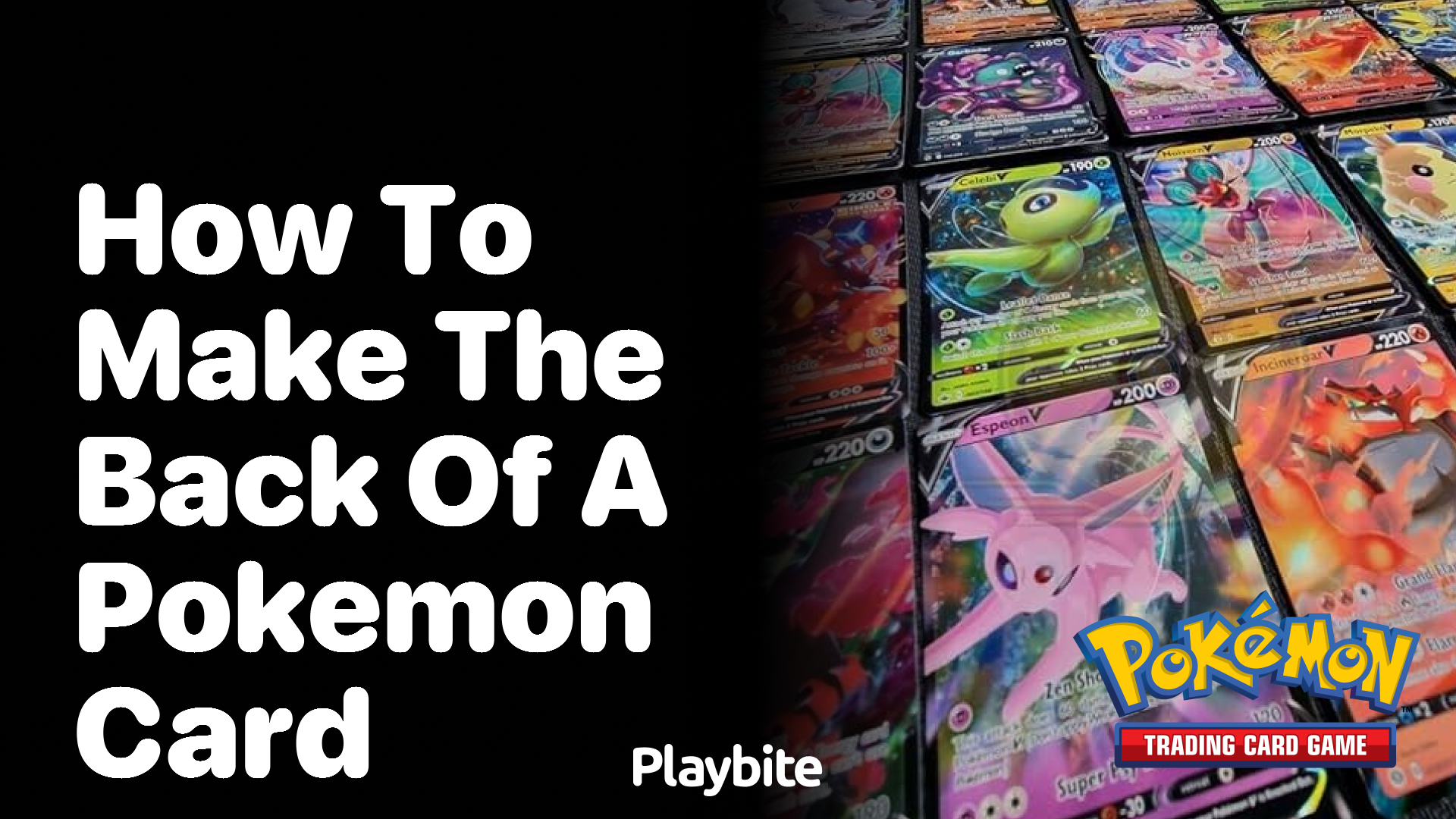 How to Make the Back of a Pokemon Card