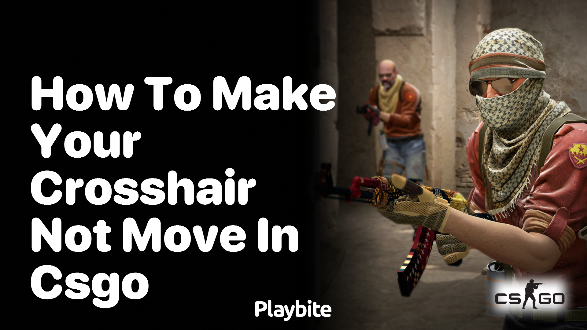 How to make your crosshair not move in CSGO