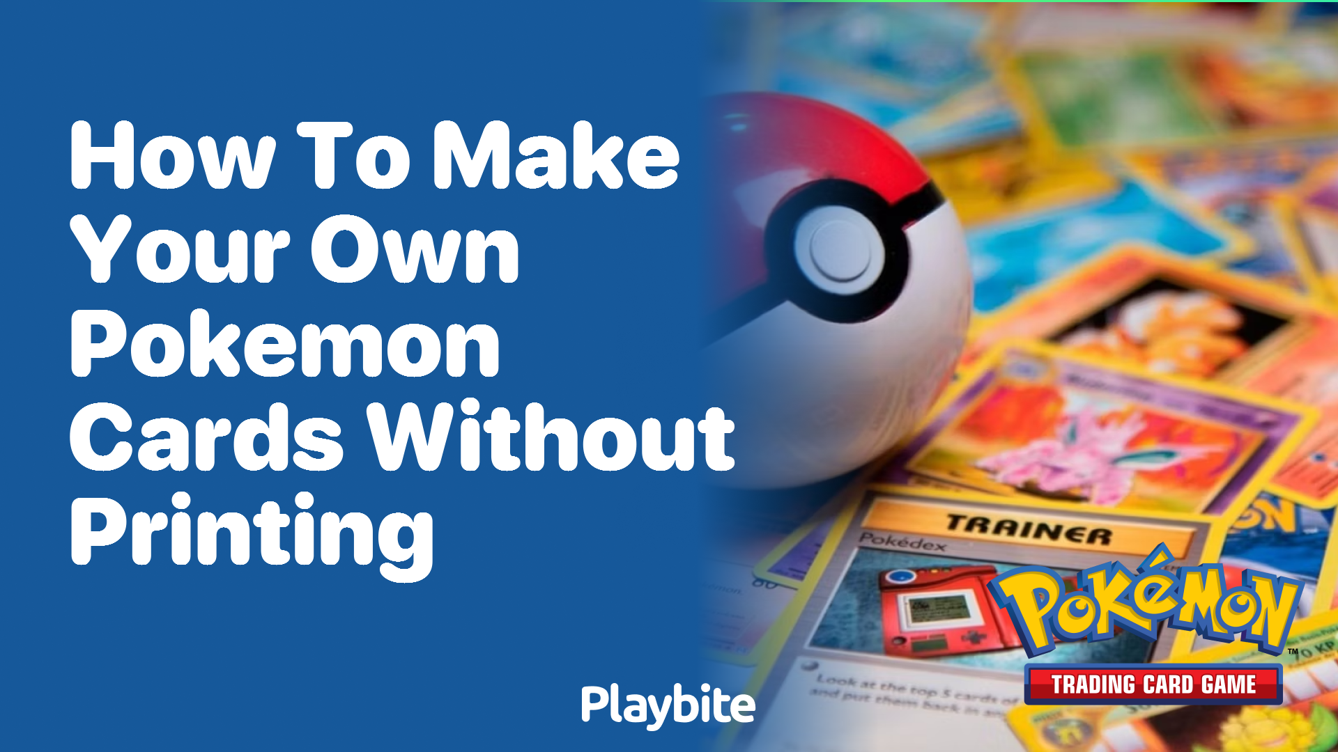 How to Make Your Own Pokemon Cards Without Printing