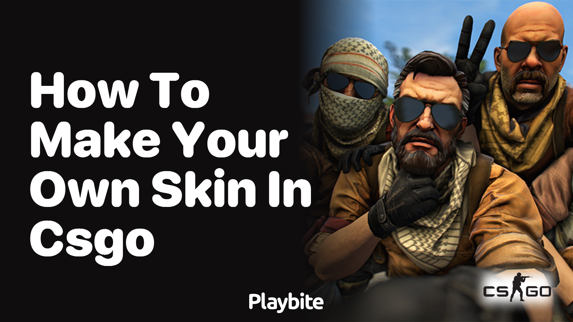 How to make your own skin in CS:GO