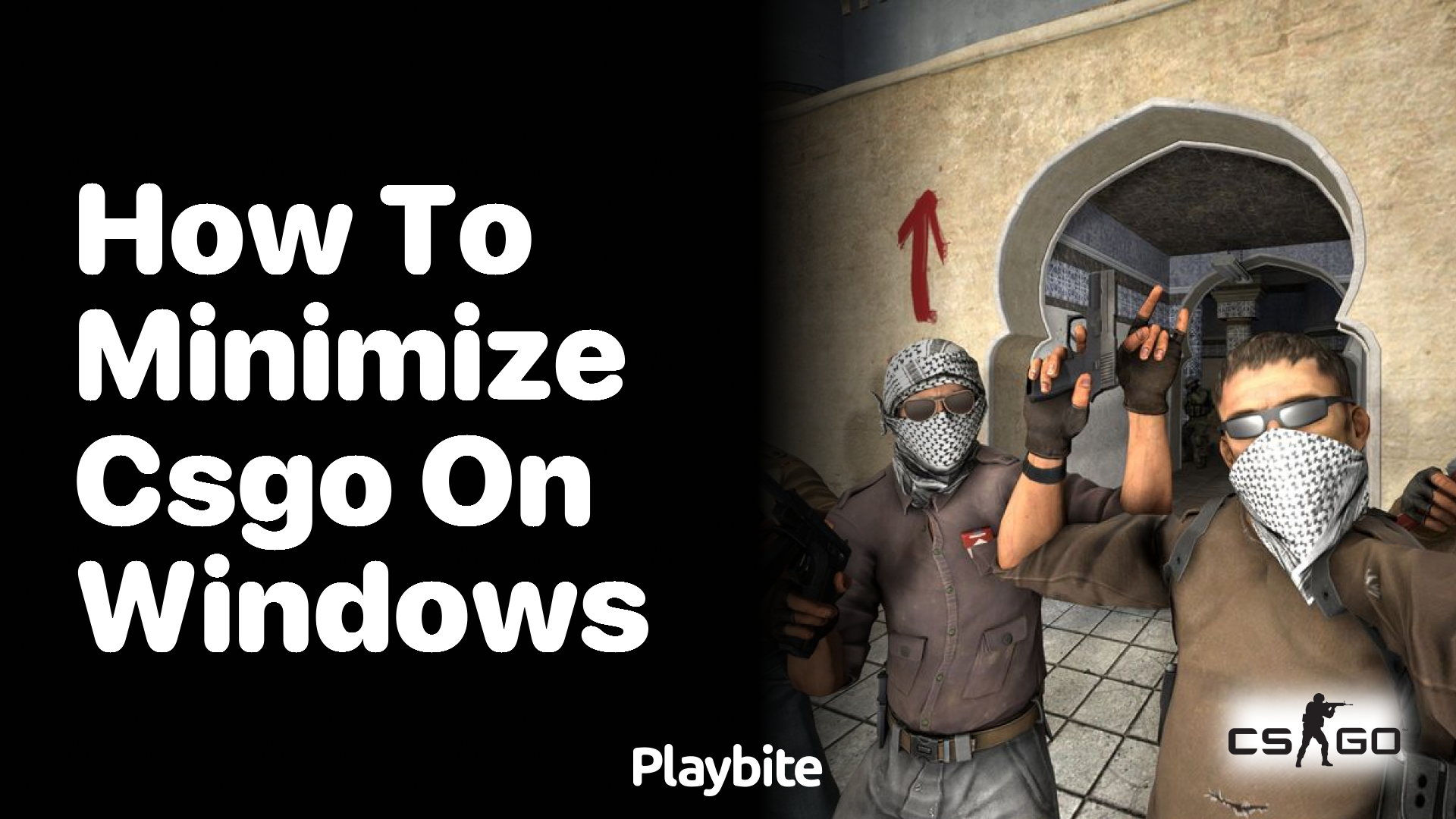 How to minimize CS:GO on Windows