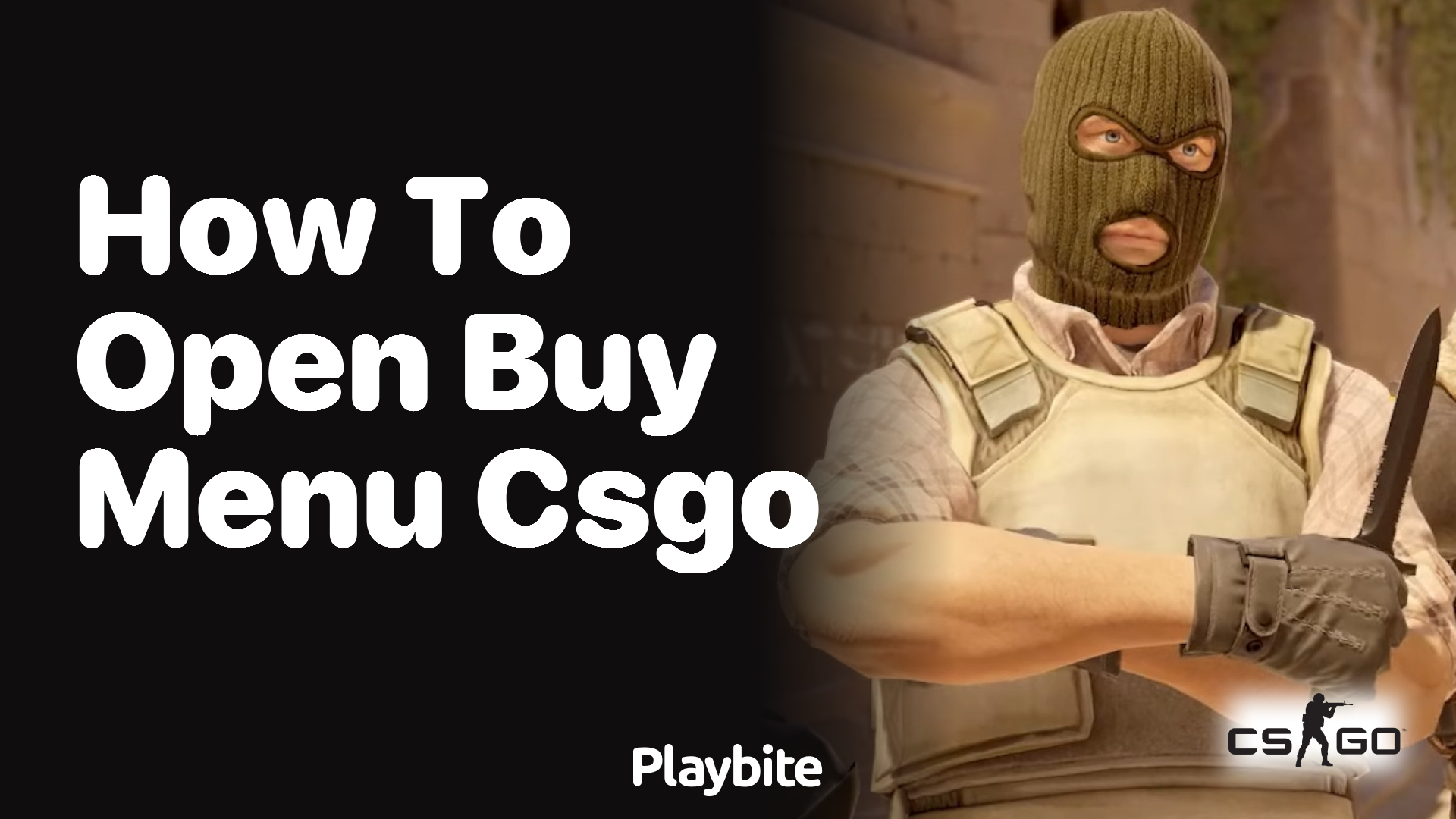 How to open the buy menu in CS:GO?