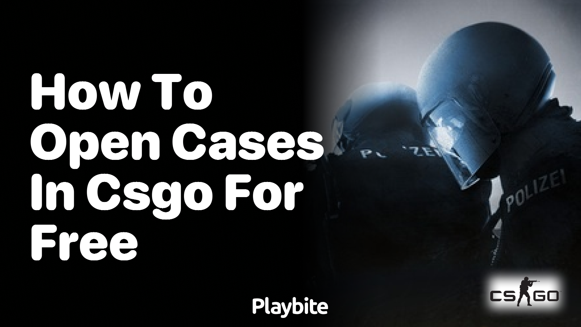 How to open cases in CS:GO for free