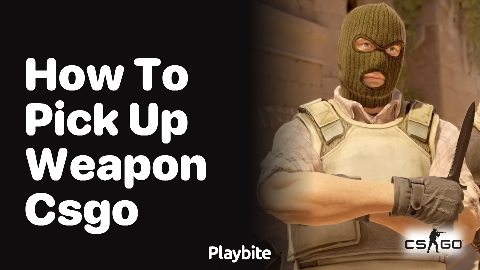 How to pick up a weapon in CS:GO