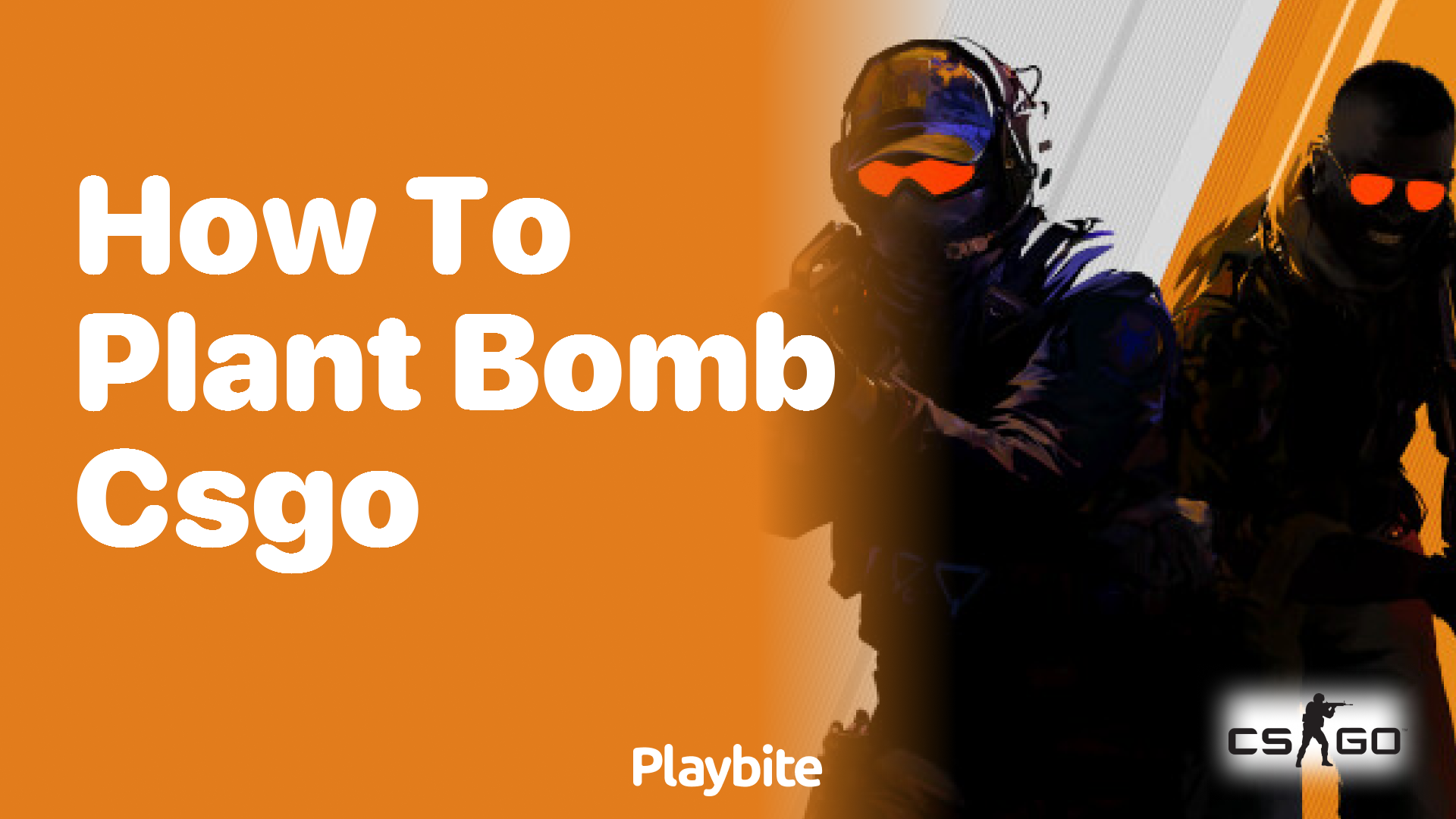 How to plant the bomb in CS:GO?