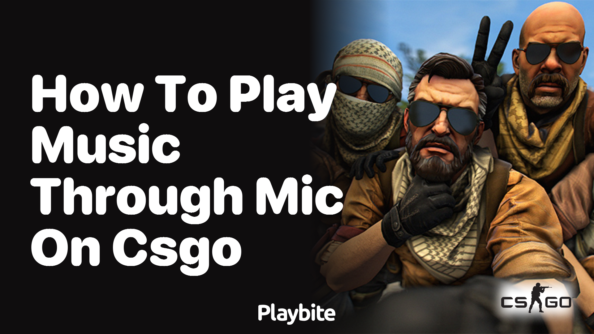 How to play music through mic on CS:GO