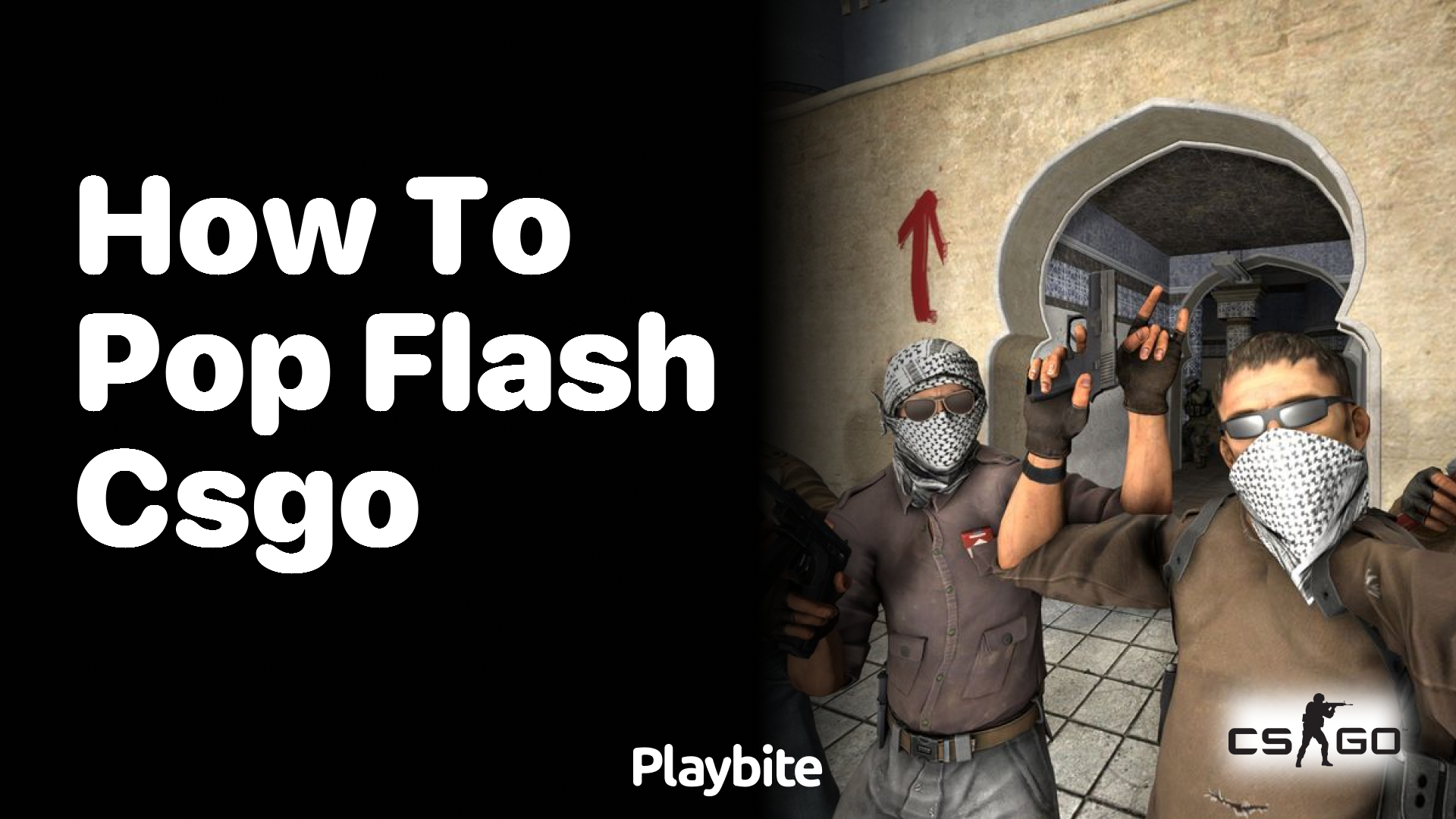 How to pop flash in CS:GO