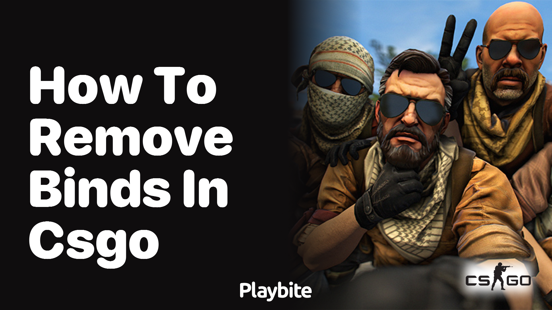 How to remove binds in CS:GO