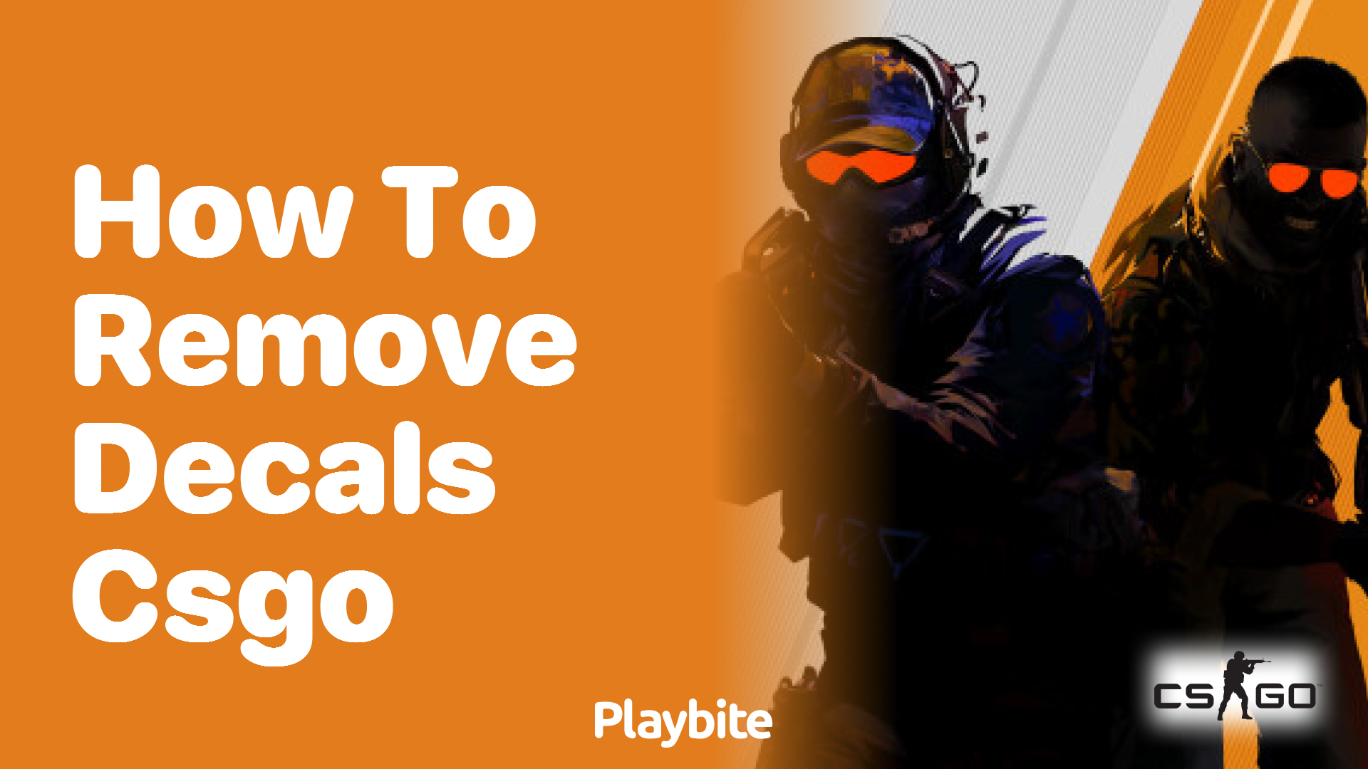 How to remove decals in CSGO