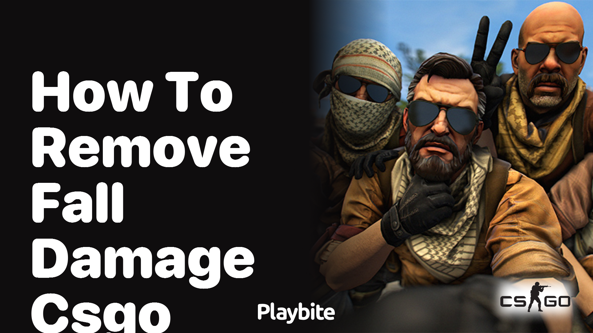 How to remove fall damage in CS:GO