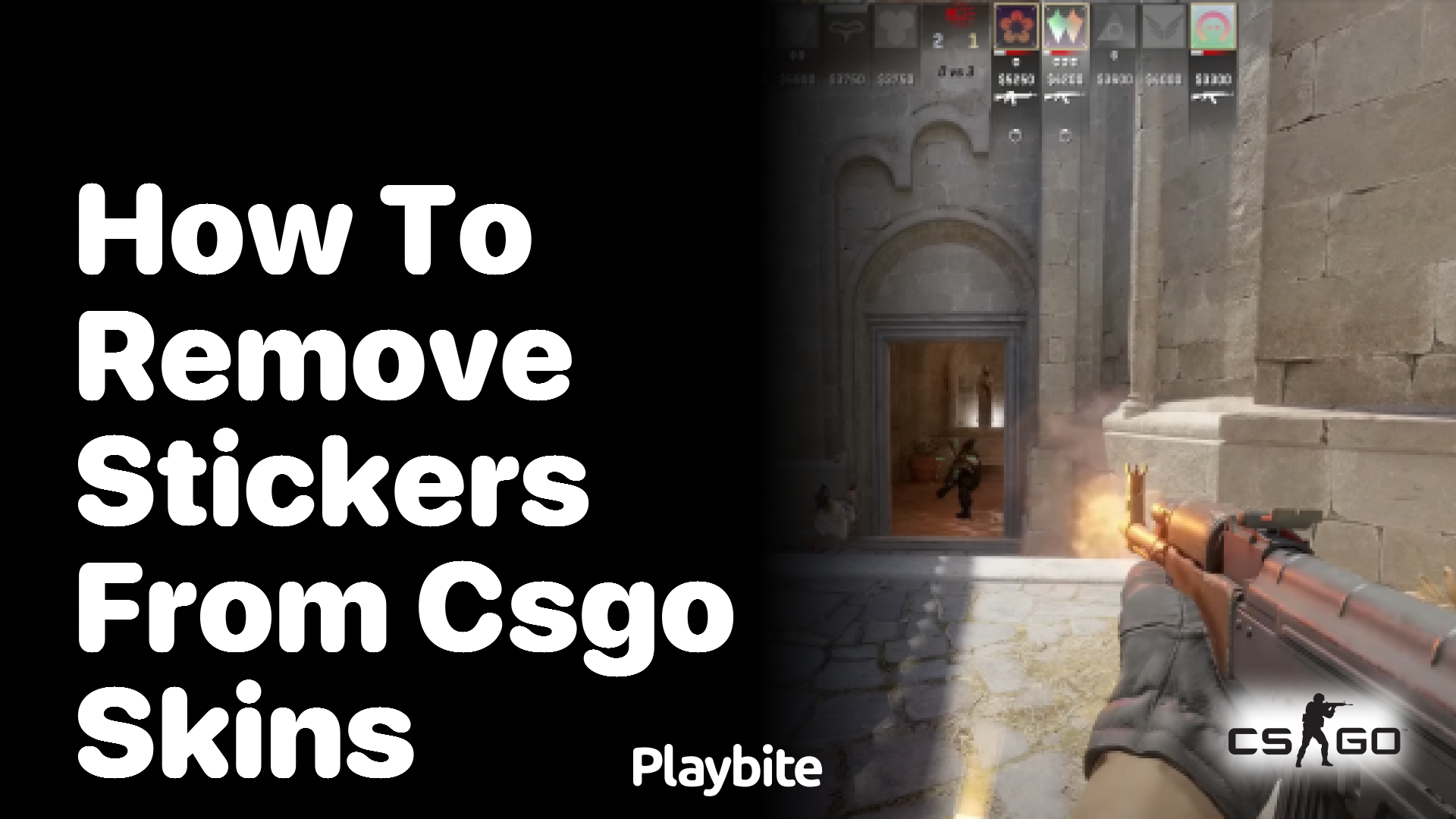 How to remove stickers from CS:GO skins