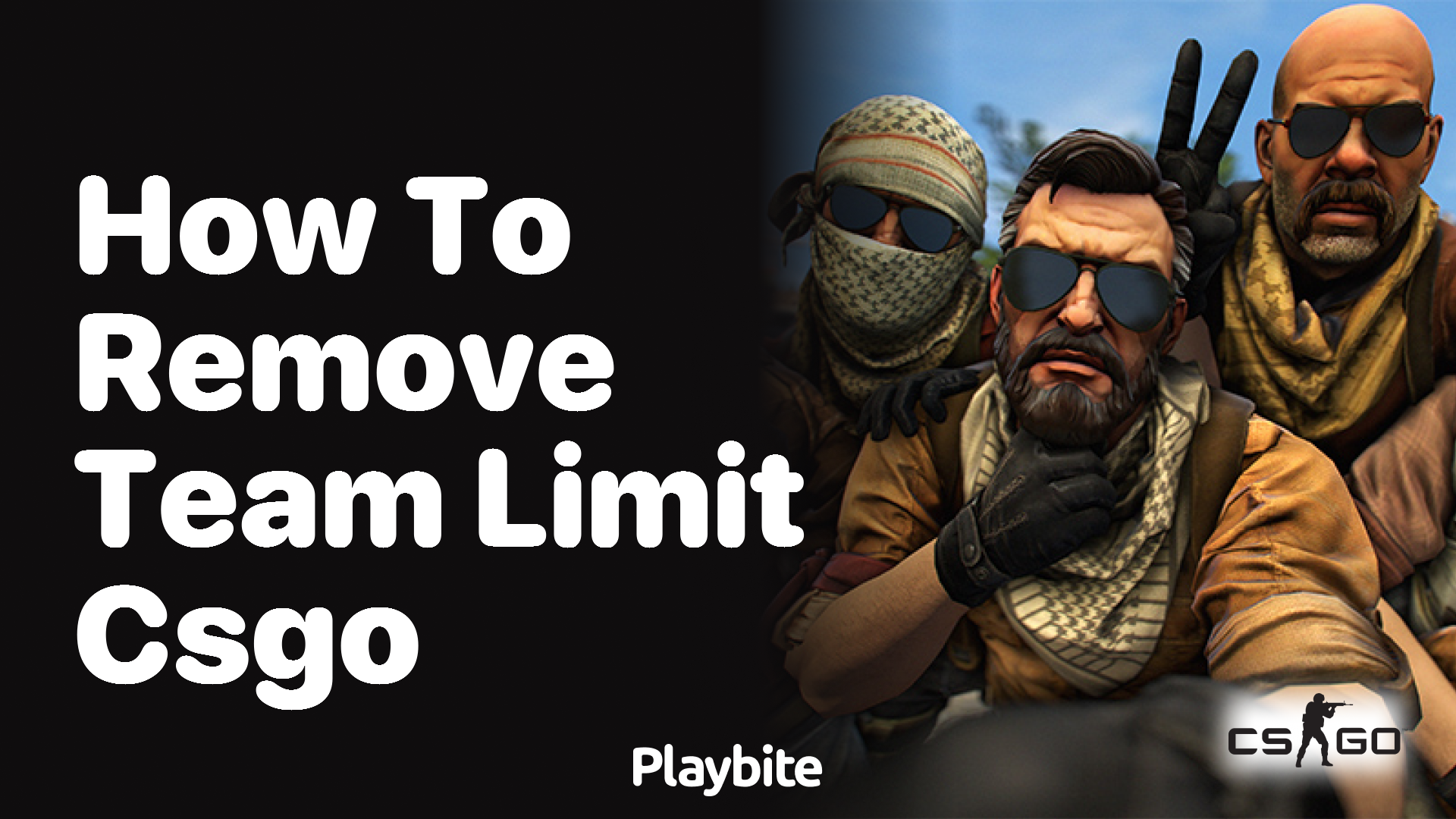 How to Remove the Team Limit in CS:GO