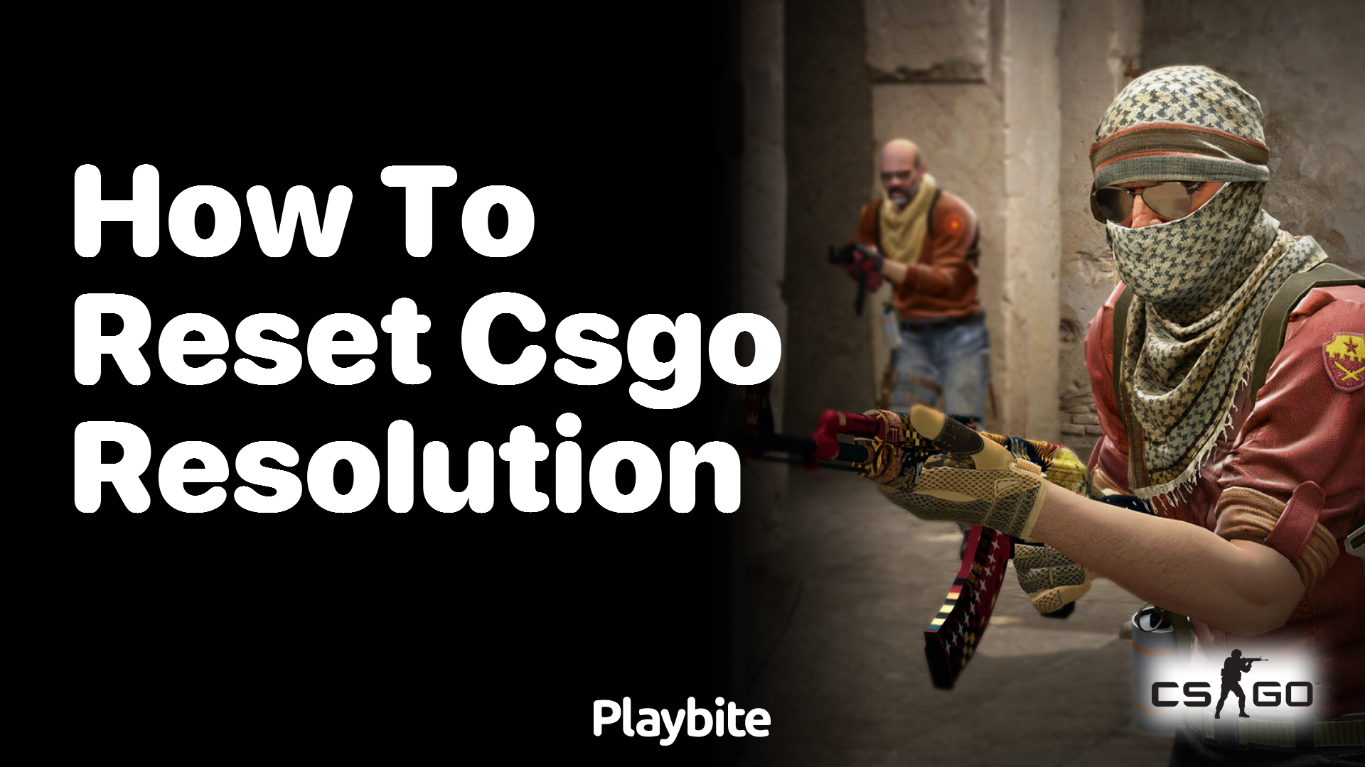 How to reset CS:GO resolution