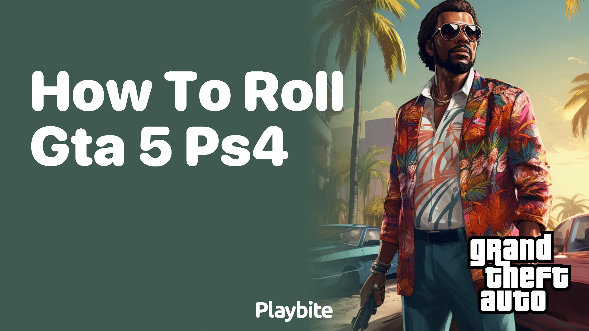 How to roll in GTA 5 on PS4