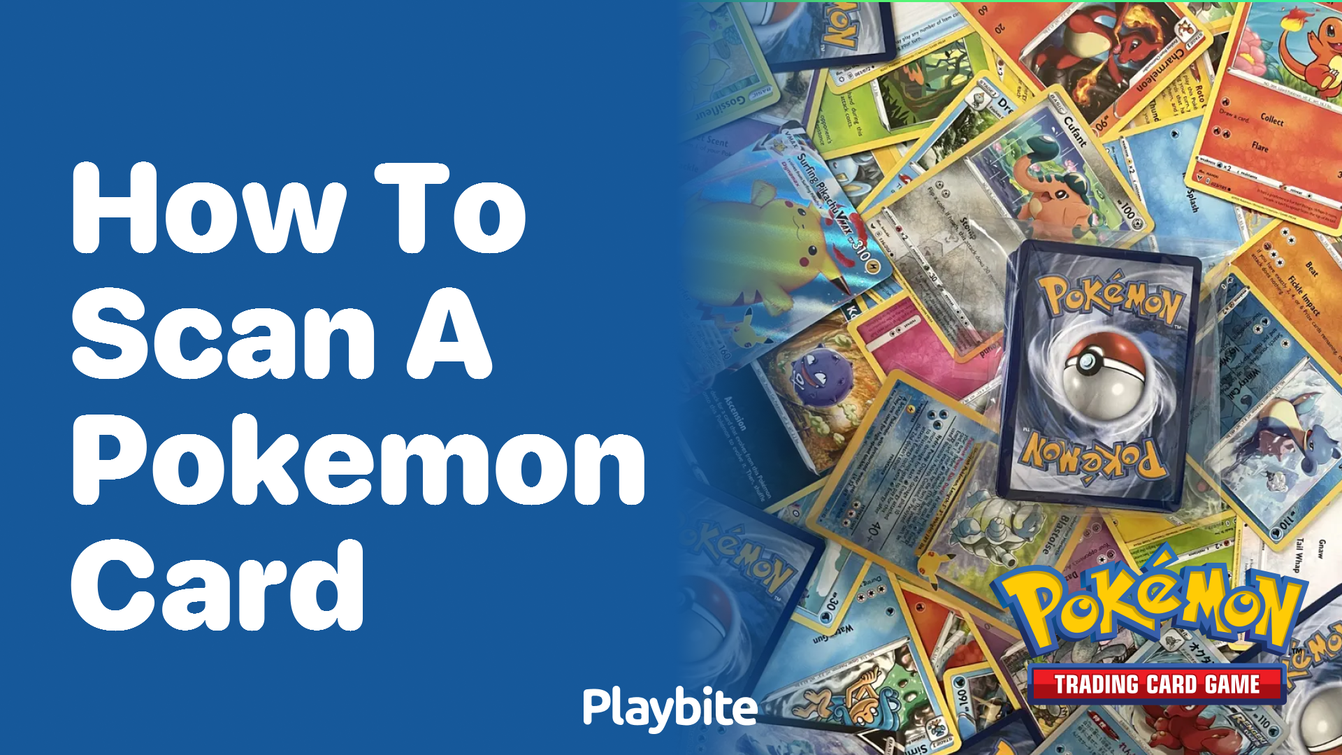 How to Scan a Pokemon Card