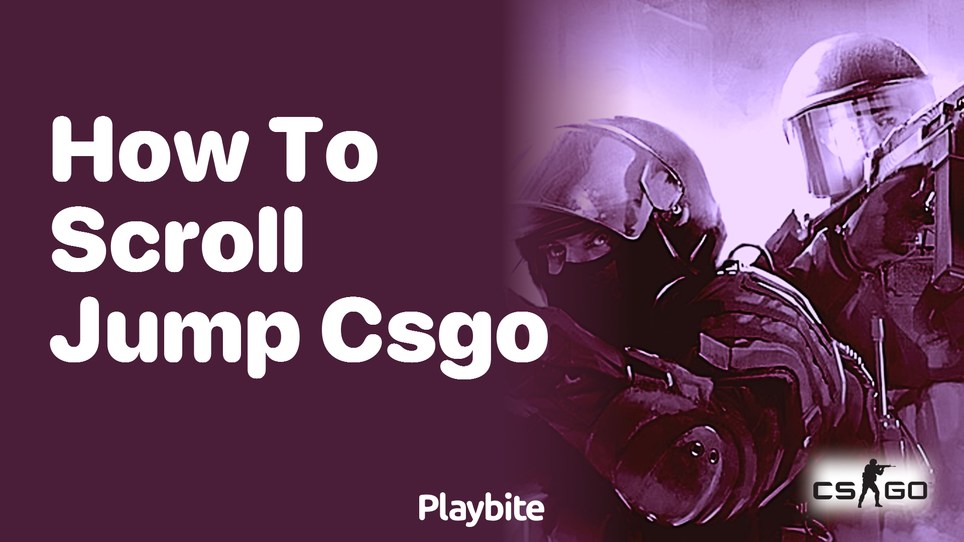 How to scroll jump in CS:GO?