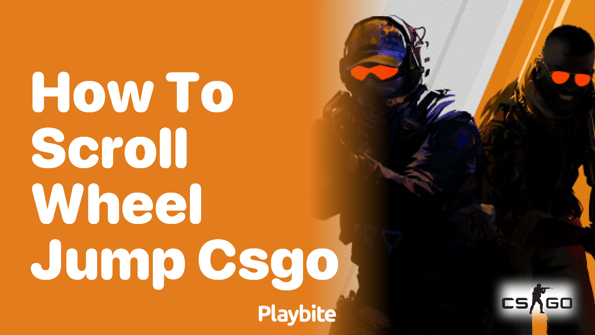 How to Scroll Wheel Jump in CS:GO