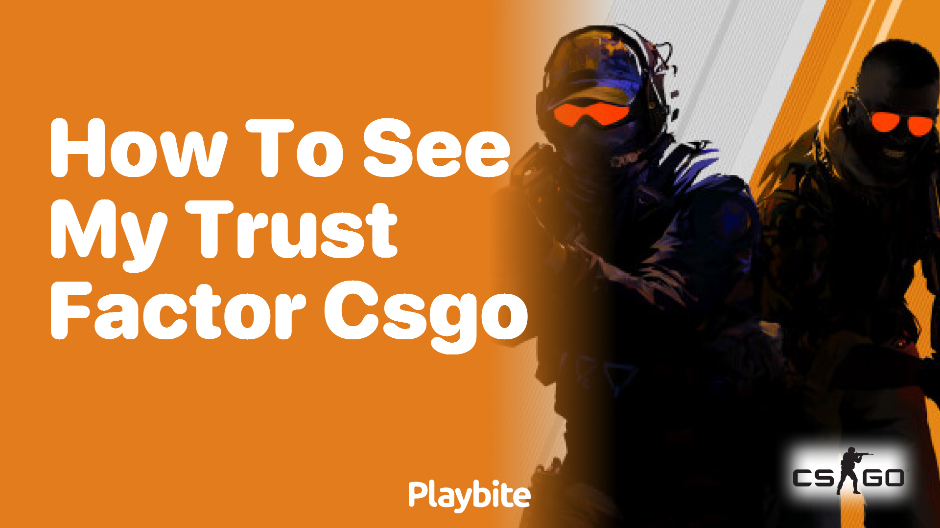 How to see my Trust Factor in CS:GO