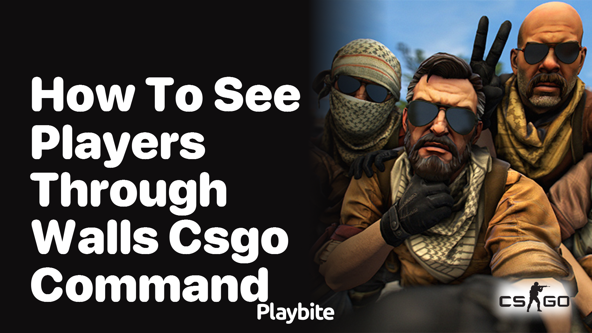 How to see players through walls in CS:GO using commands