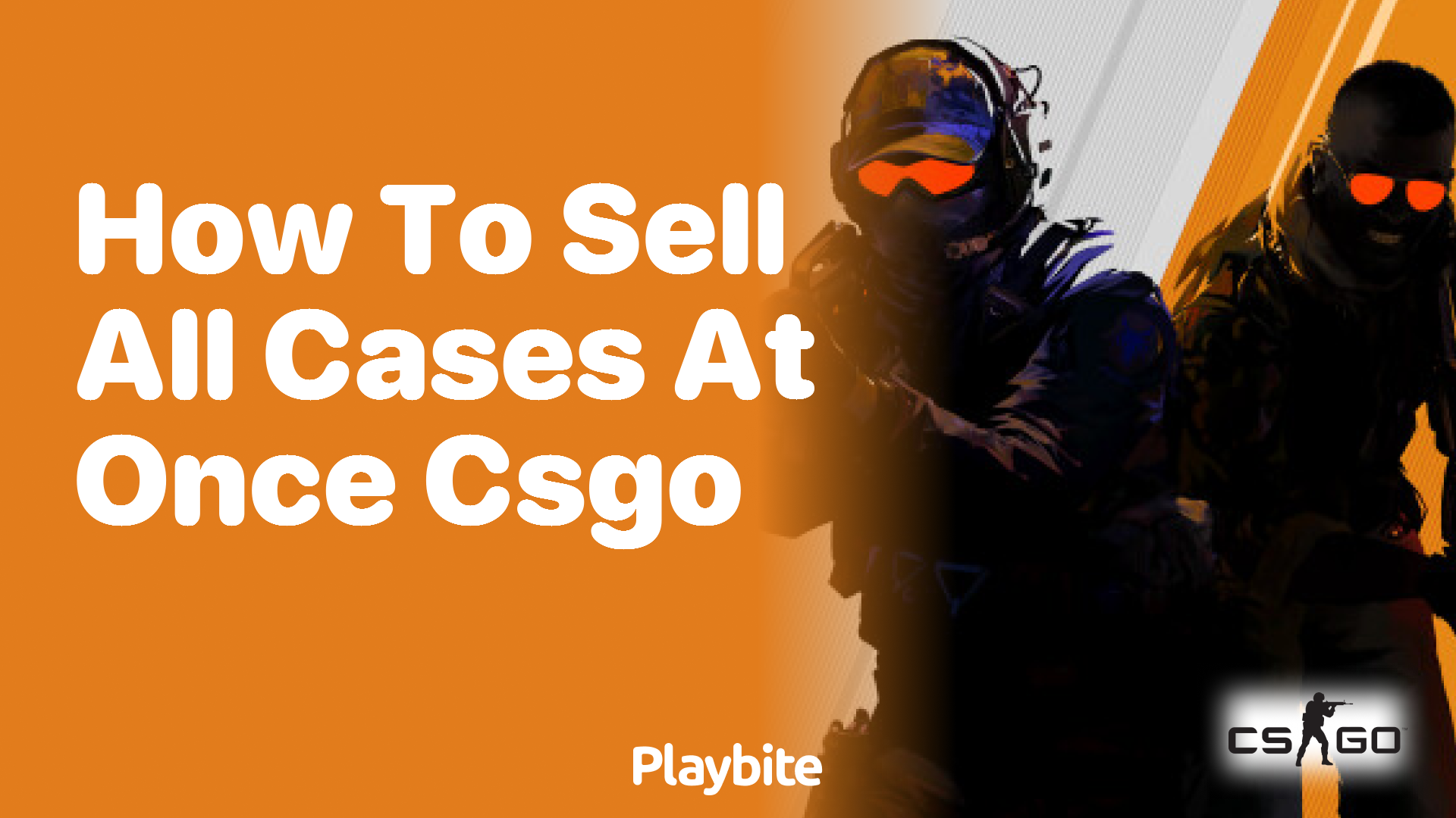 How to Sell All Cases at Once in CS:GO