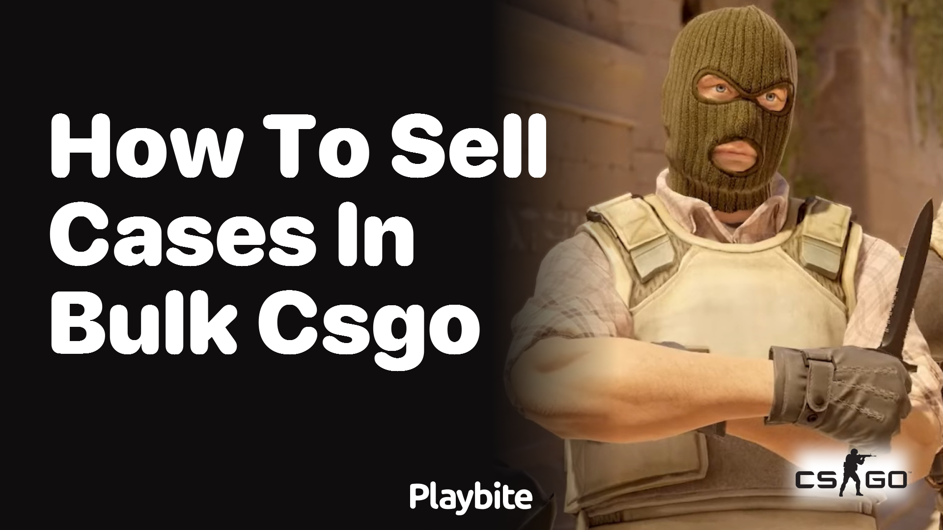 How to sell cases in bulk in CS:GO